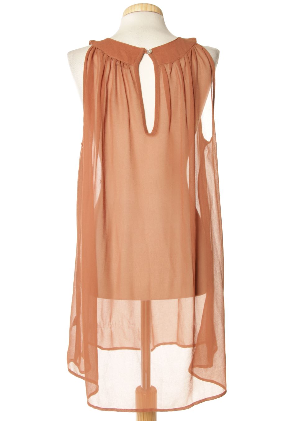 Vestido casual de An'ge de la talla S, de color marrón
