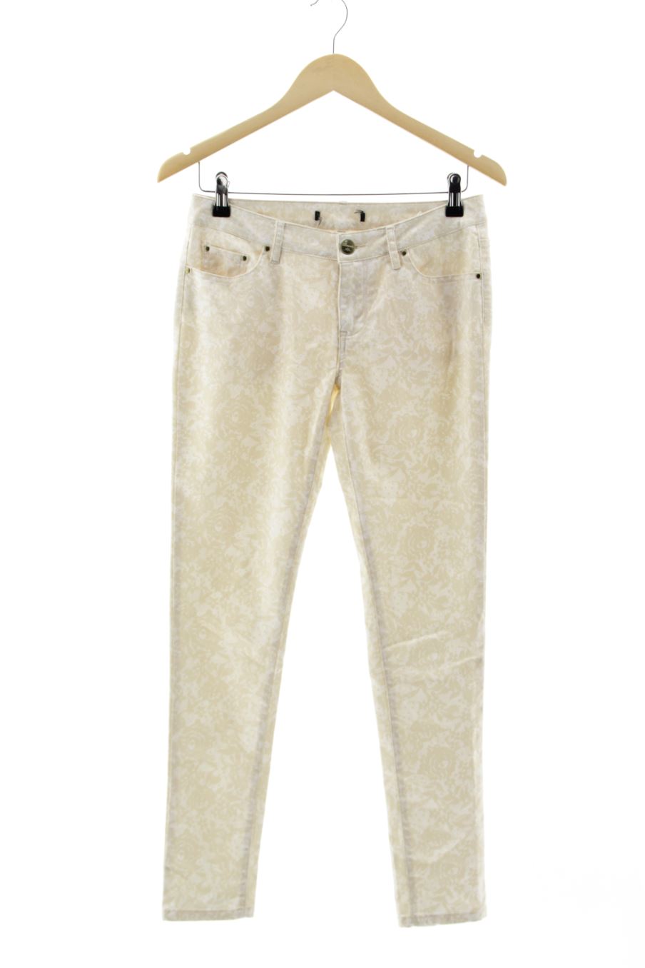 Jeans C&A de la taille 38, de couleur beige de denim