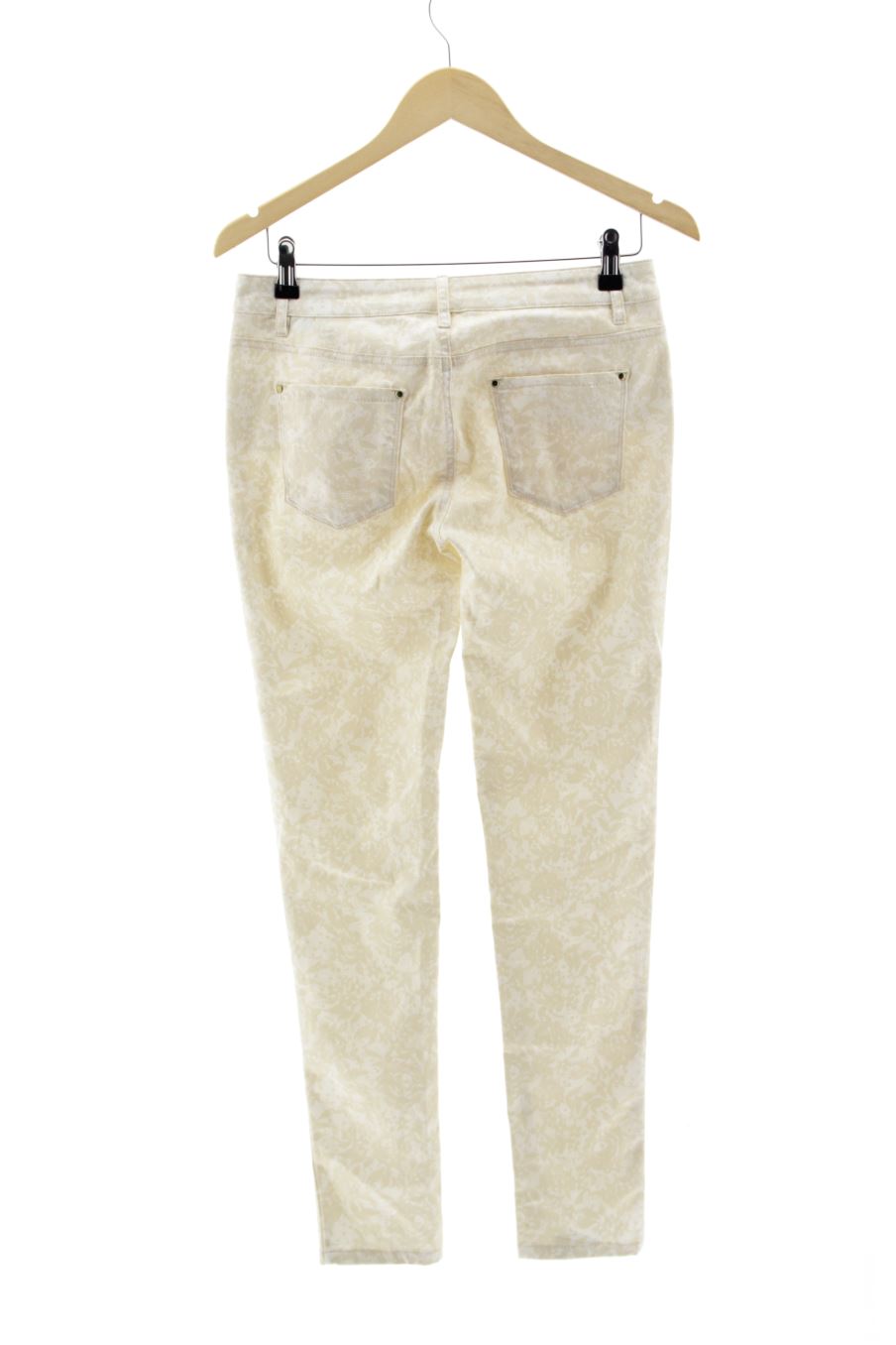 Jeans C&A de la taille 38, de couleur beige de denim