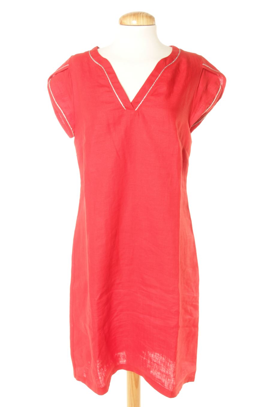 Robe casual Maloka de la taille 38, de couleur rouge