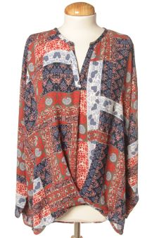 Langärmelige Bluse XL Elogy