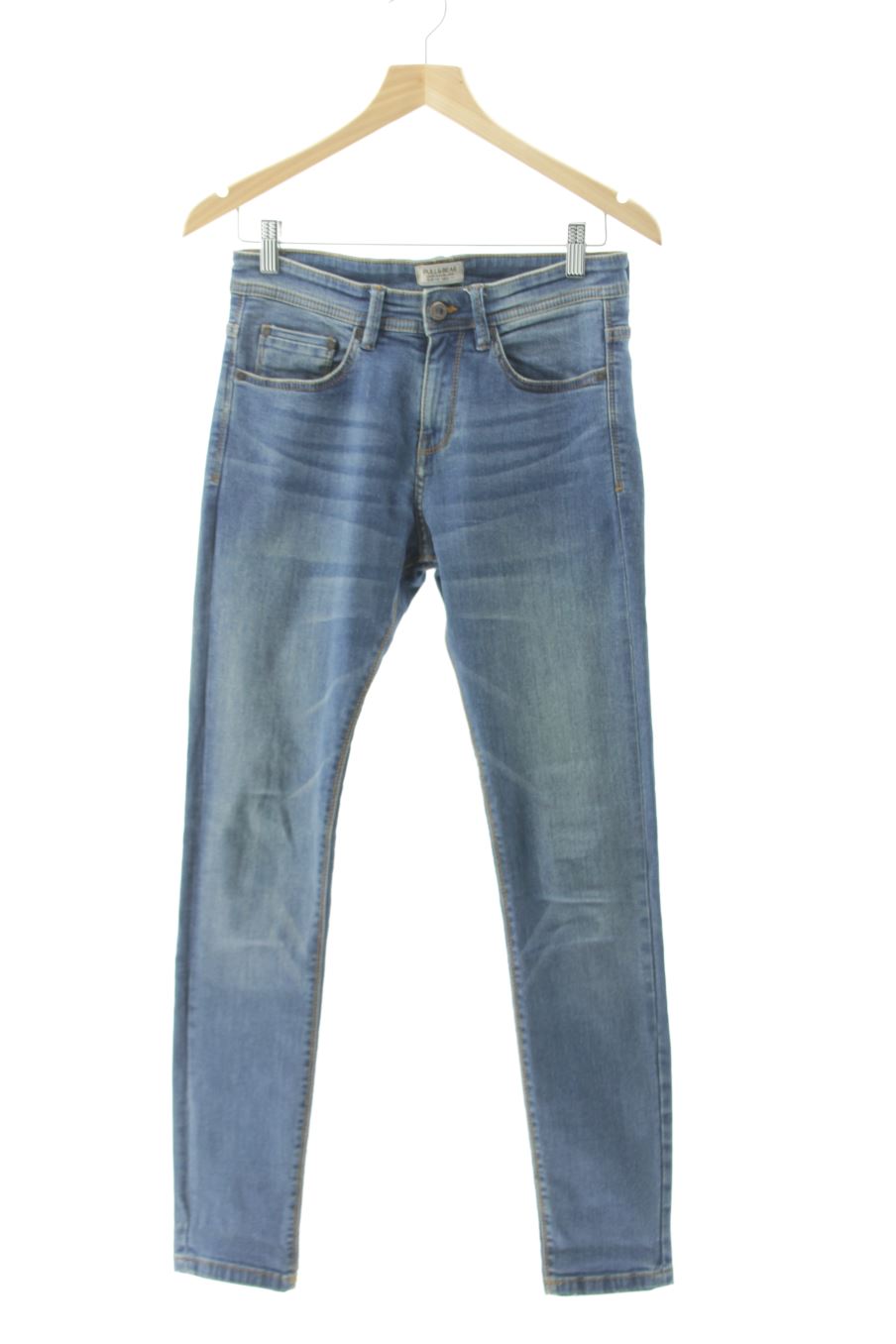 Jeans Pull & Bear de la taille 38, de couleur bleu de denim