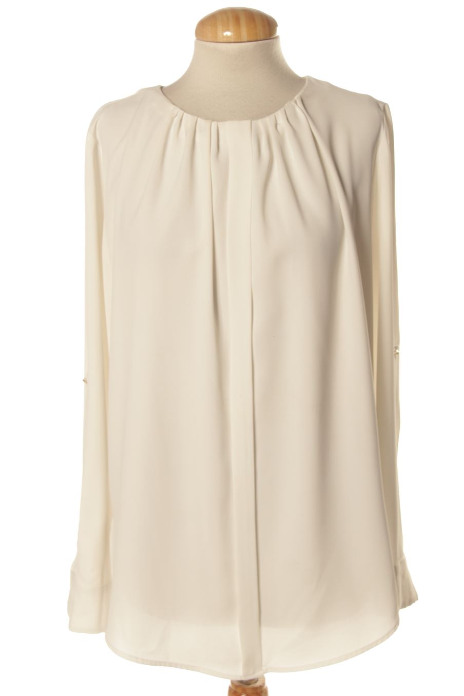 Blouse à manches longues El Corte Ingles de la taille 40, de couleur blanc