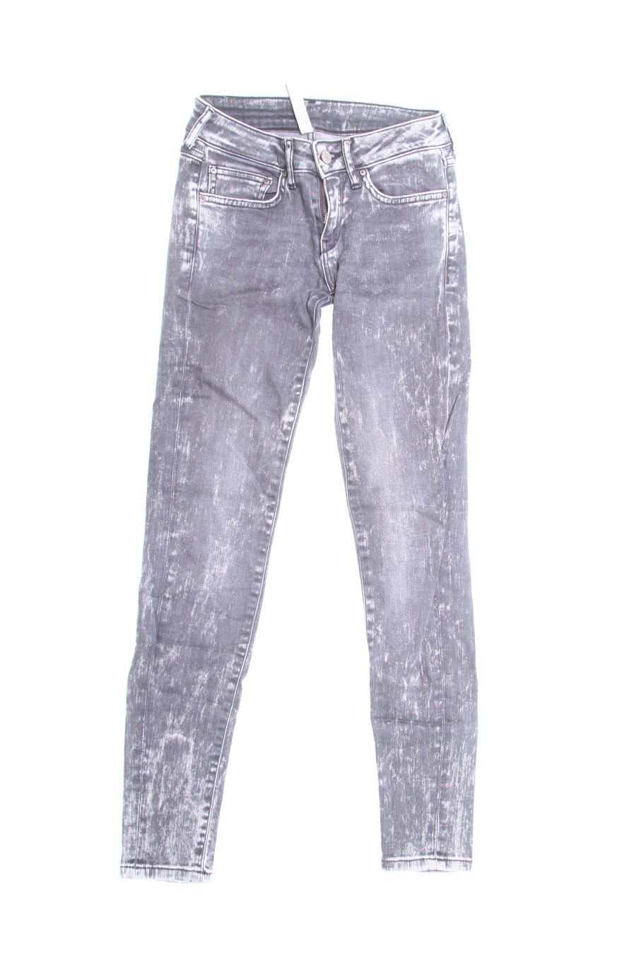 Vaqueros de Mango de la talla 34, de color gris de ropa vaquera