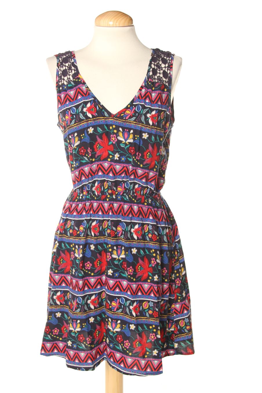 Robe casual Springfield de la taille 36, de couleur imprimés