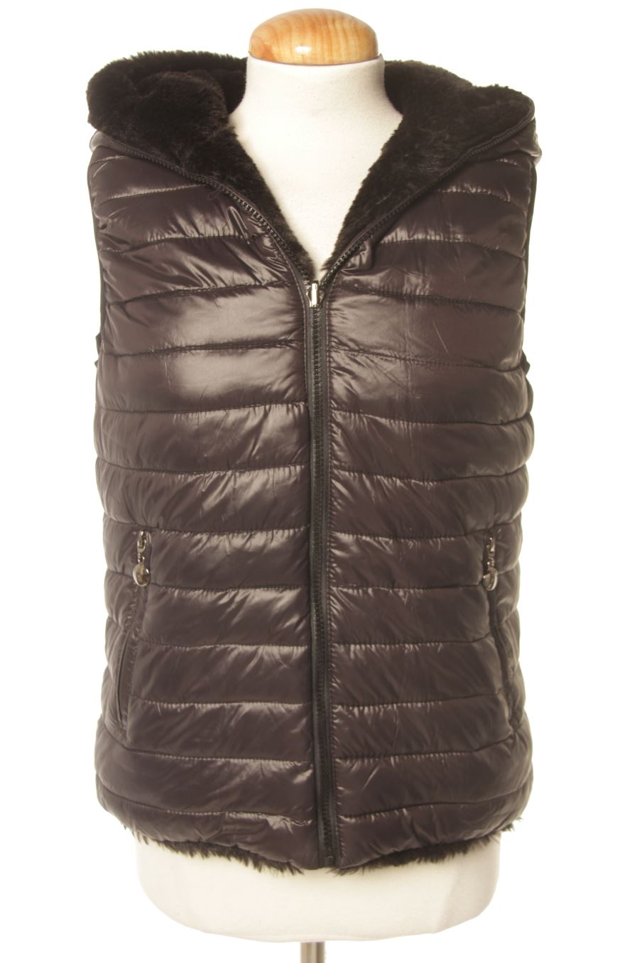 Gilet imbottito de PERCENTIL de la talla 40, de color nero