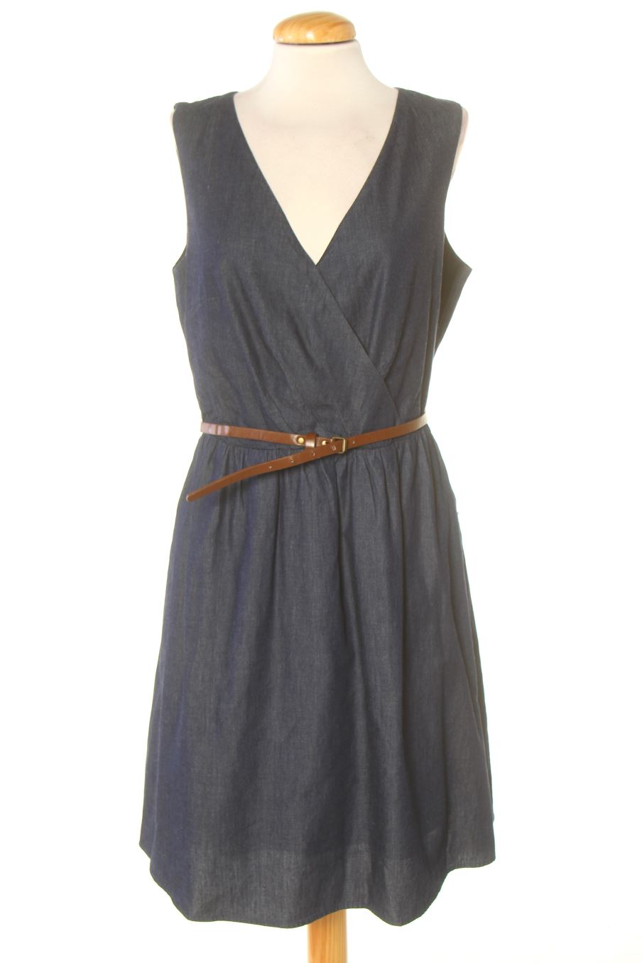 Robe casual Caroll de la taille S, de couleur bleu de denim