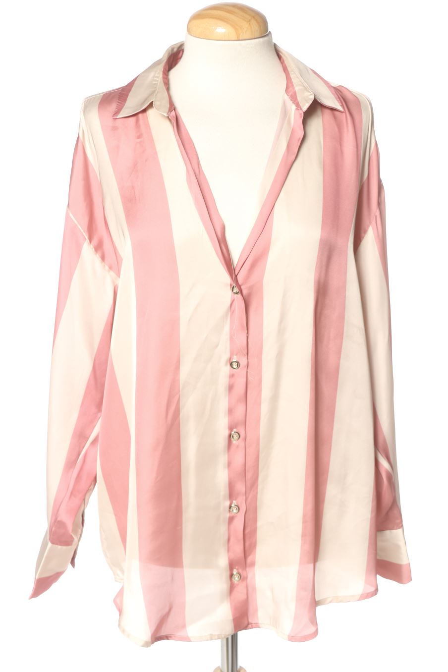 Camicia de Zara de la talla S, de color rosa
