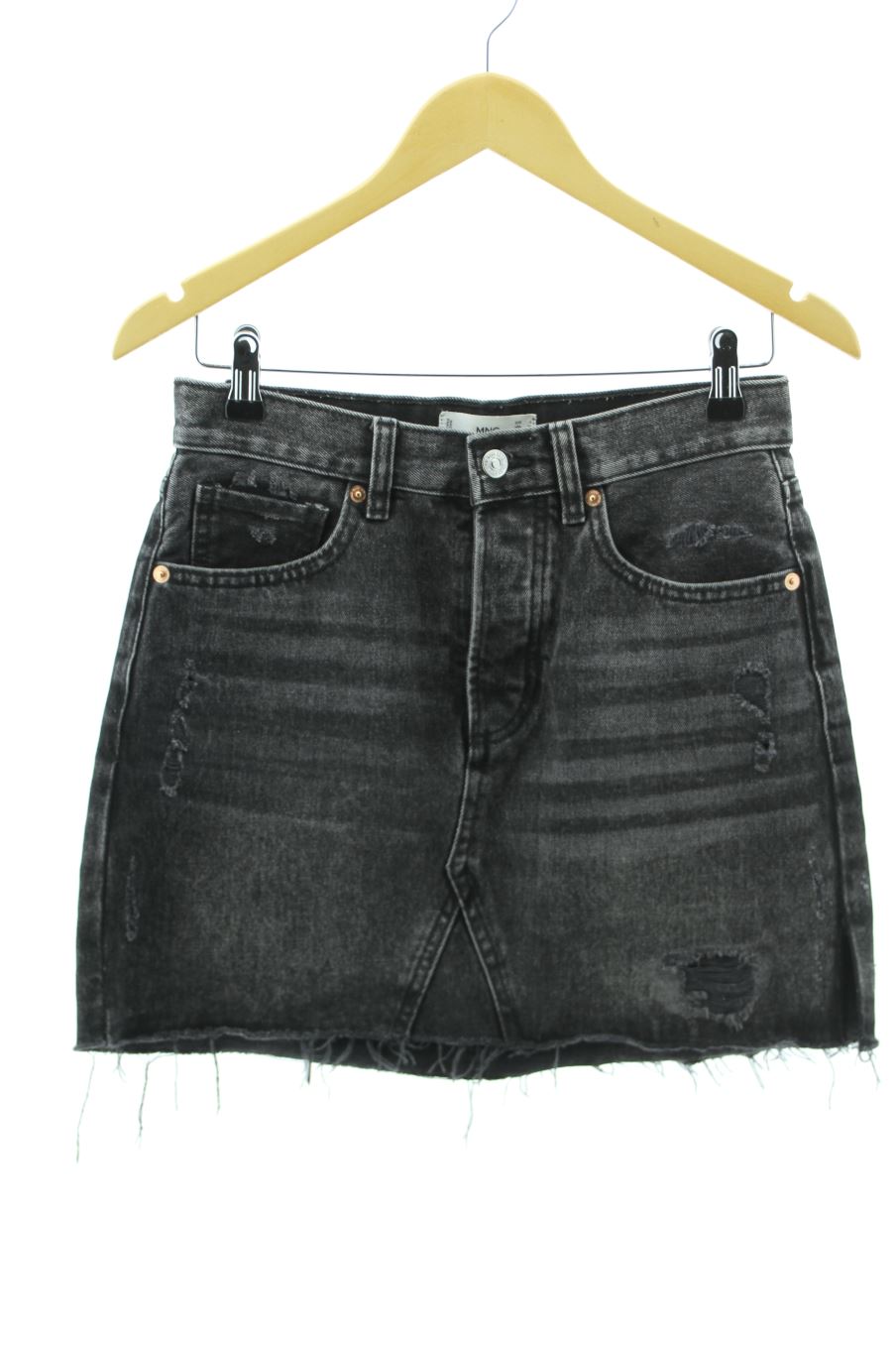 Jupe Mng de la taille S, de couleur noir de denim