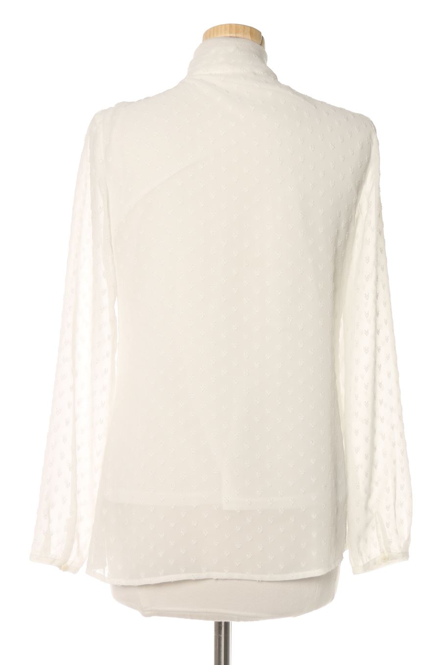 Blouse à manches longues Amichi de la taille S, de couleur blanc