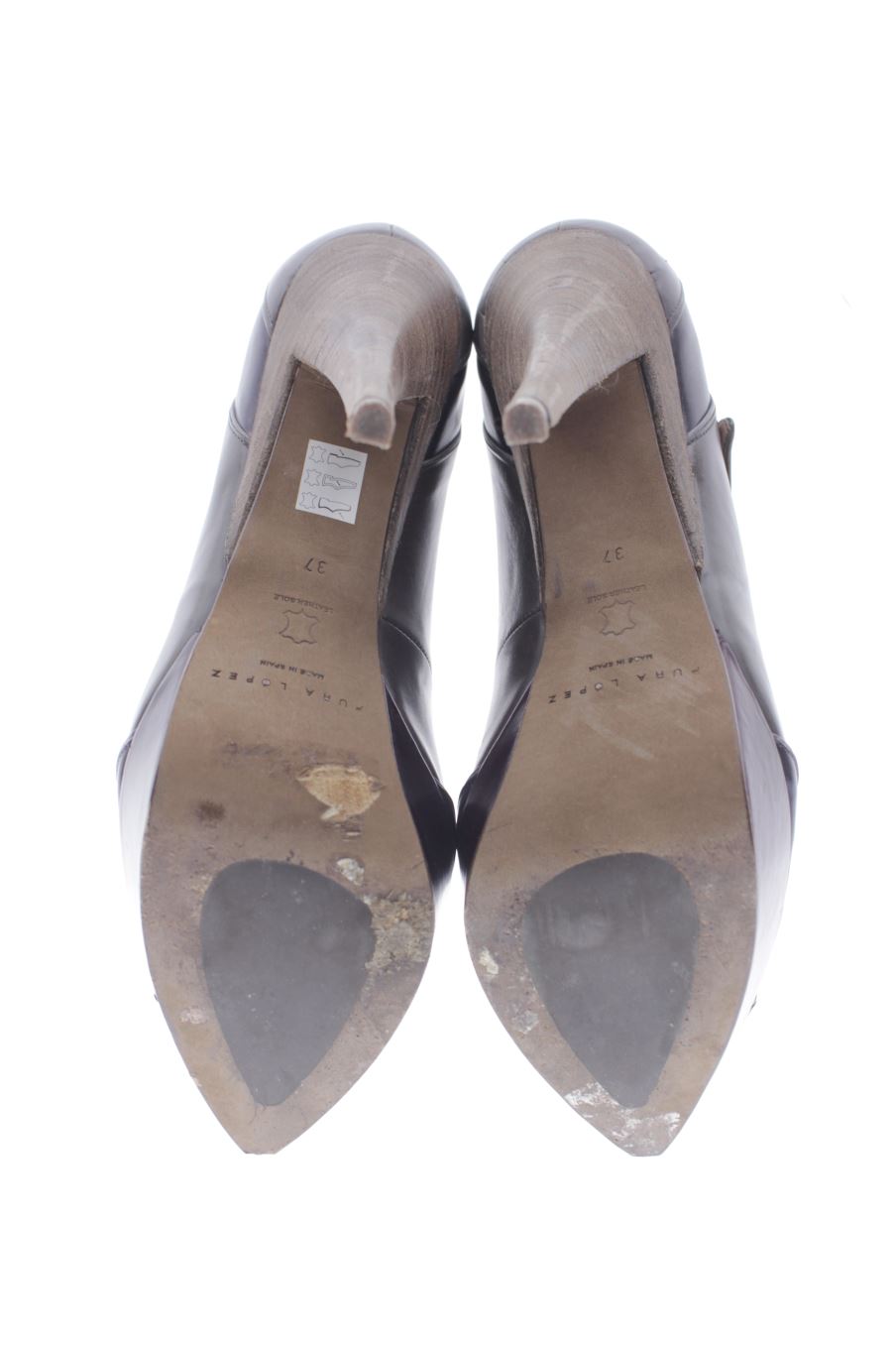 Zapatos de tacon de Pura Lopez de la talla 37, de color estampado de