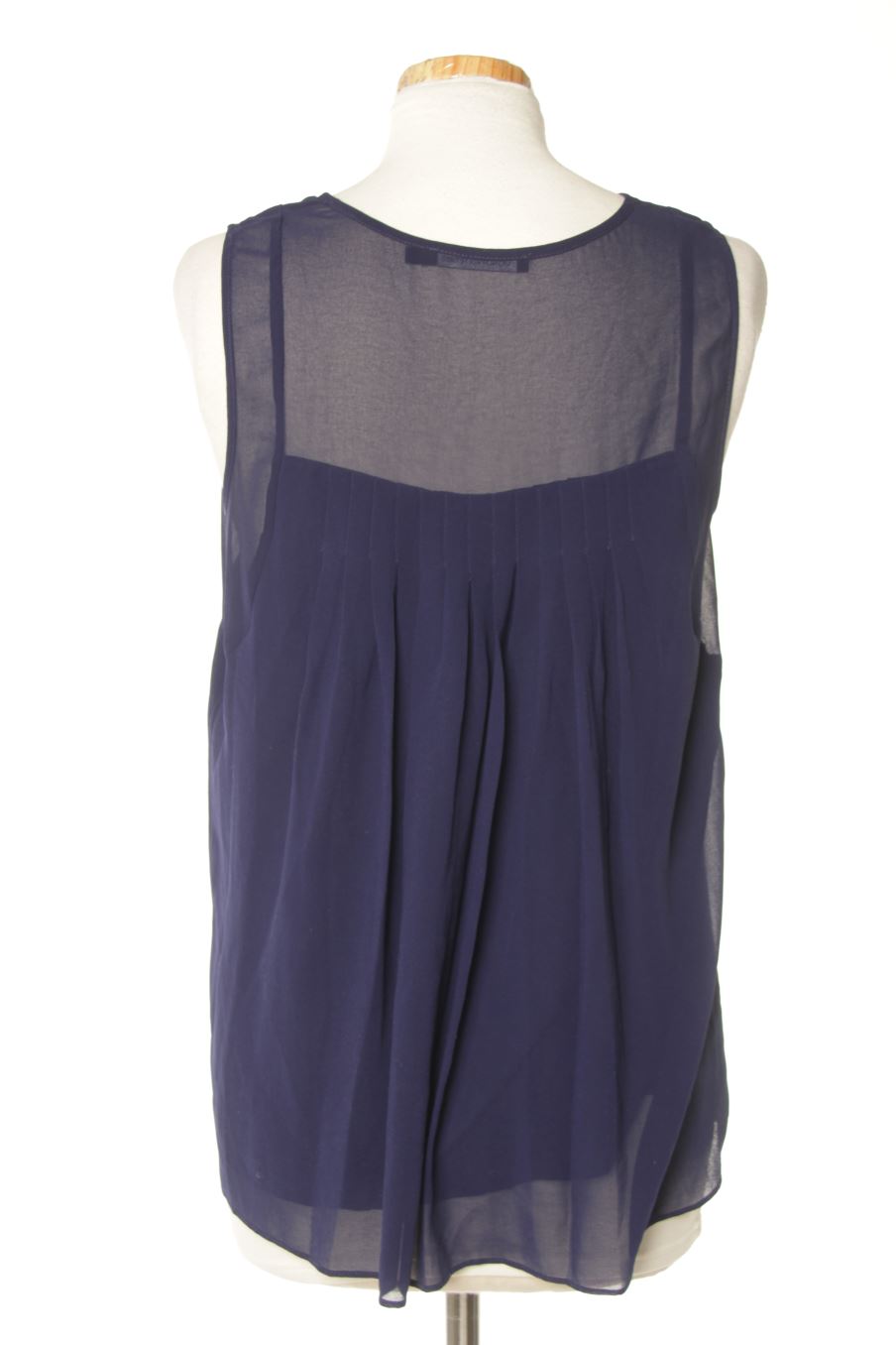 Top Monoprix de la taille 38, de couleur bleu marine