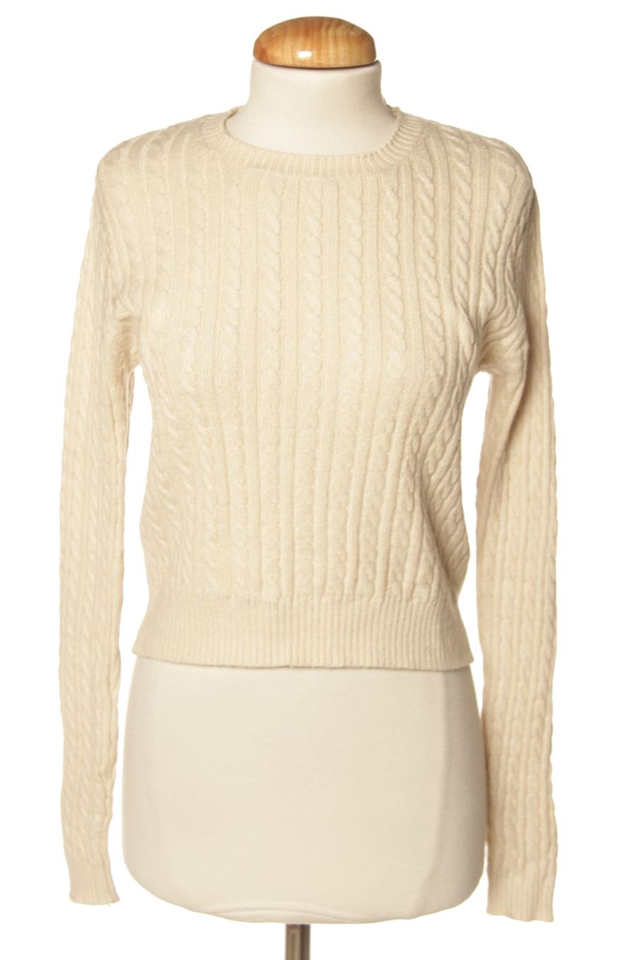 Pull Pull & Bear de la taille S, de couleur blanc
