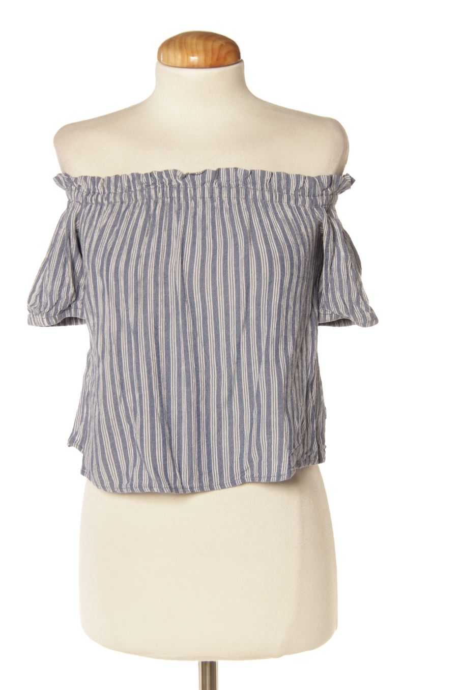 Top de Bershka de la talla XS, de color righe