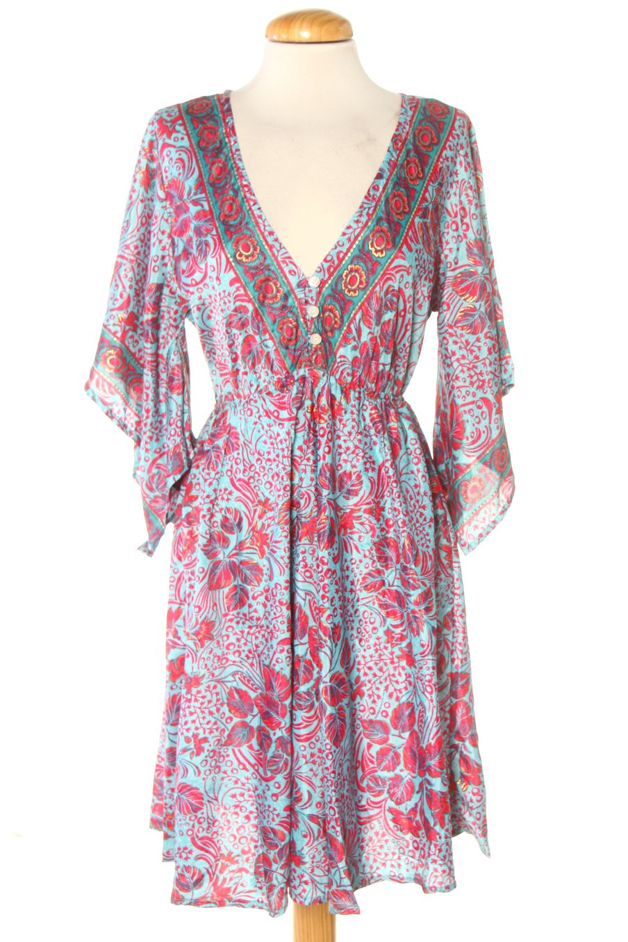 Robe casual Gold de la taille L, de couleur imprimés