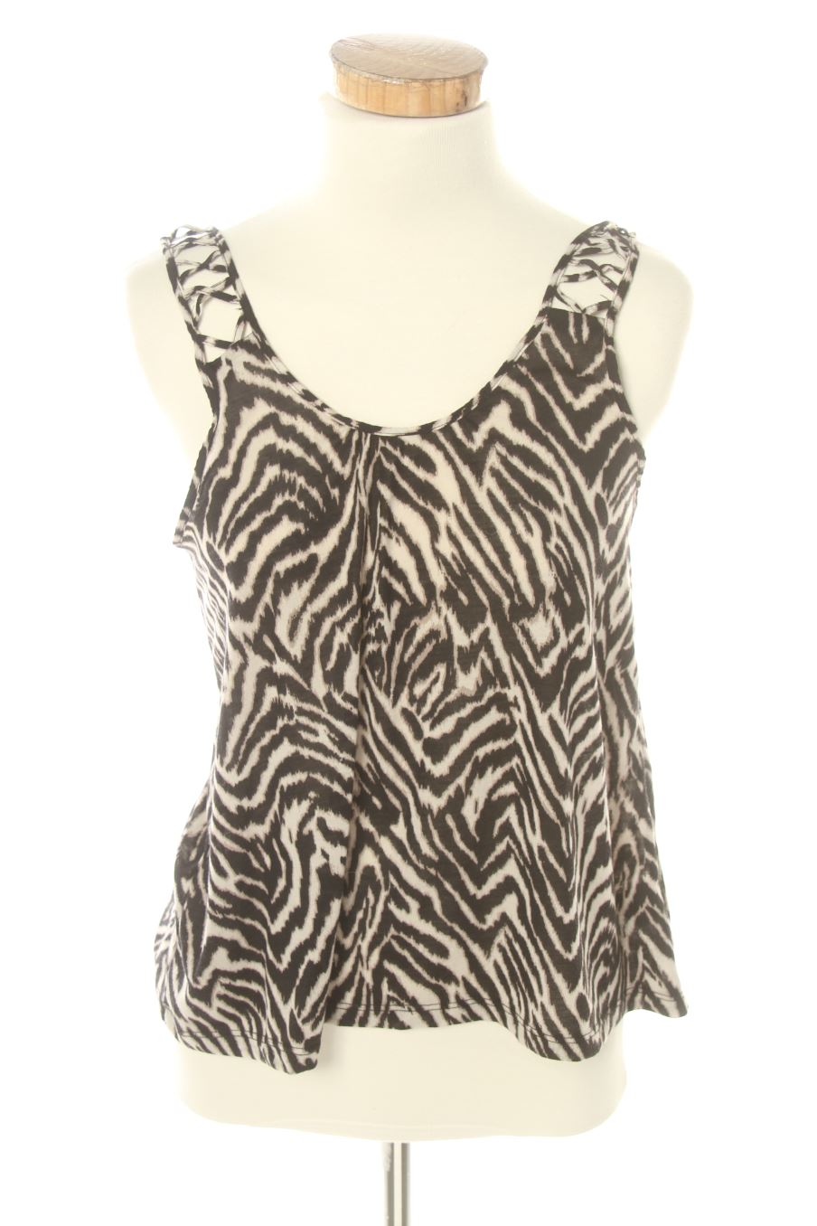 Top de H&M de la talla XS, de color animal print