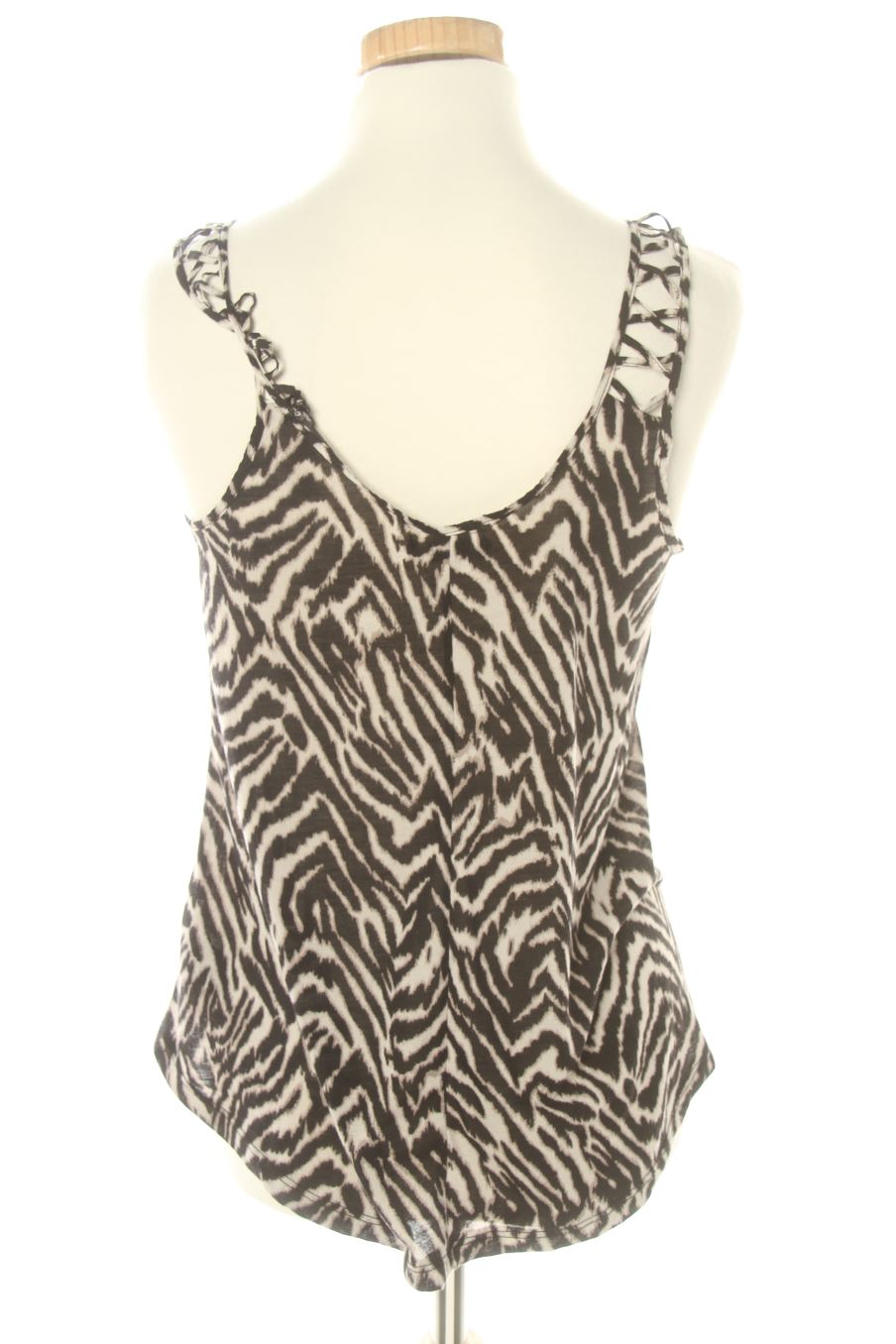 Top de H&M de la talla XS, de color animal print