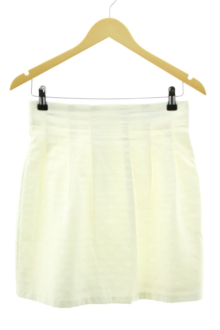 Falda de Fórmula Joven de la talla 38, de color blanco