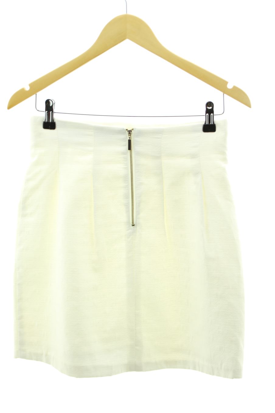 Falda de Fórmula Joven de la talla 38, de color blanco