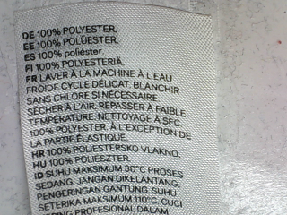 Blouse à manches courtes H&M de la taille 34, de couleur rayures
