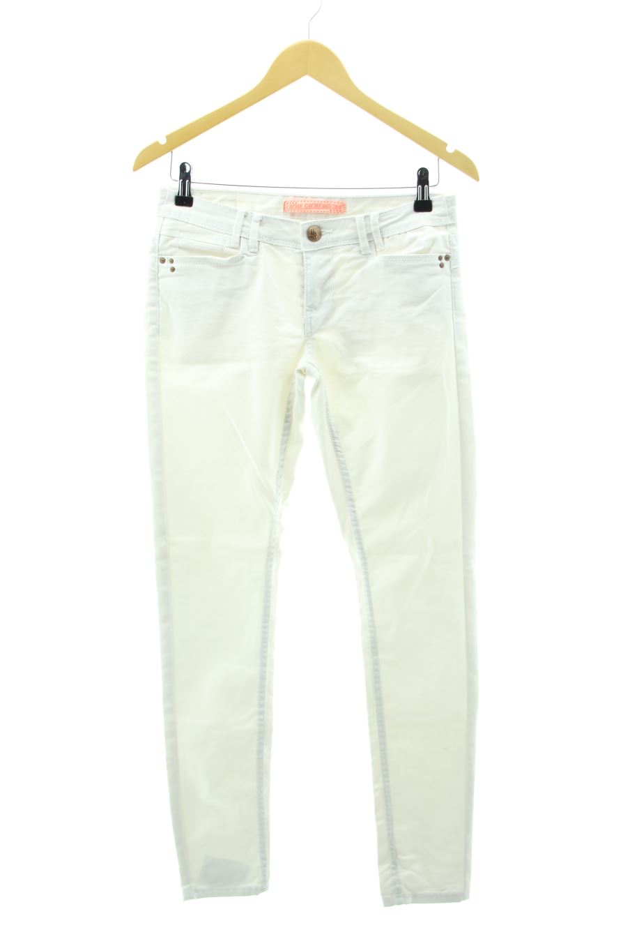 Jeans Cache cache de la taille 36, de couleur blanc de denim