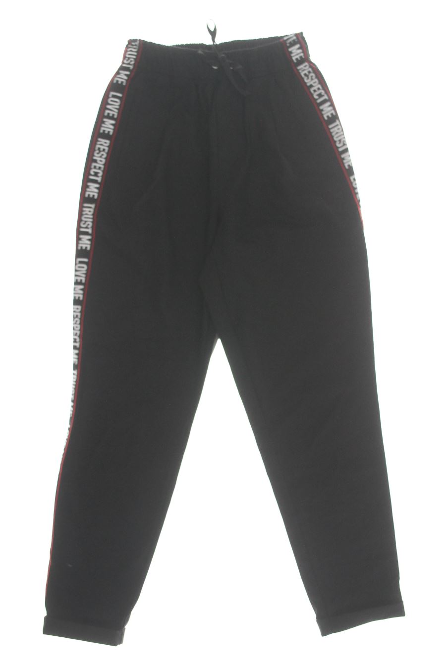Pantalón Casual de Bershka de la talla XS, de color negro