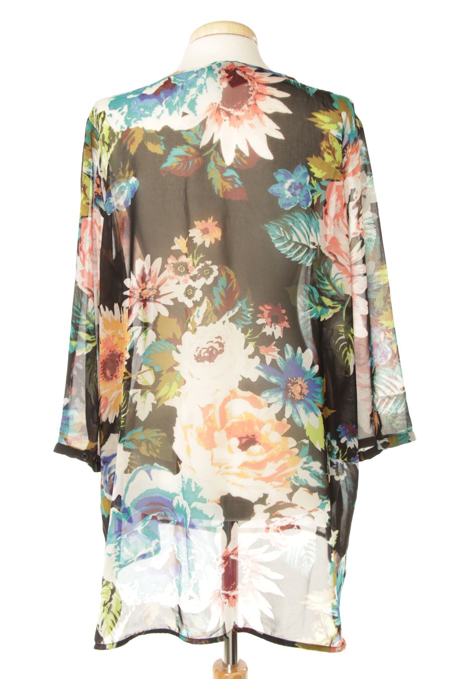 Blouse à manches longues H&M de la taille 42, de couleur fleurs