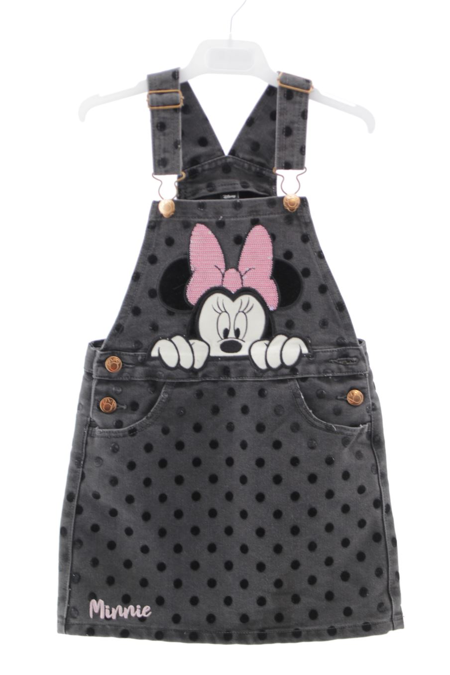 Vestido sport de Disney de la talla 7 años de denim