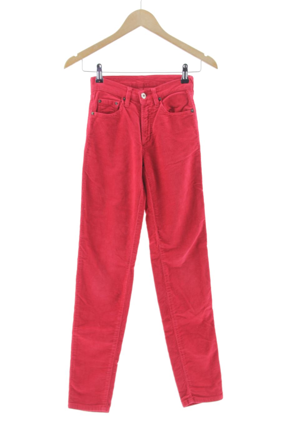 Pantalon Caroche de la taille 32, de couleur rouge