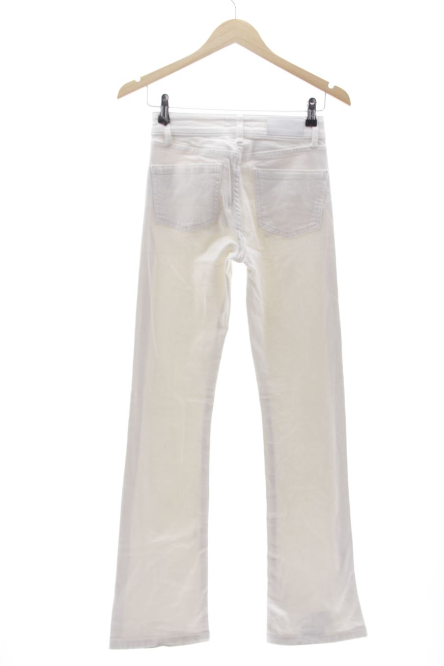 Jeans La redoute de la taille 34, de couleur blanc de denim