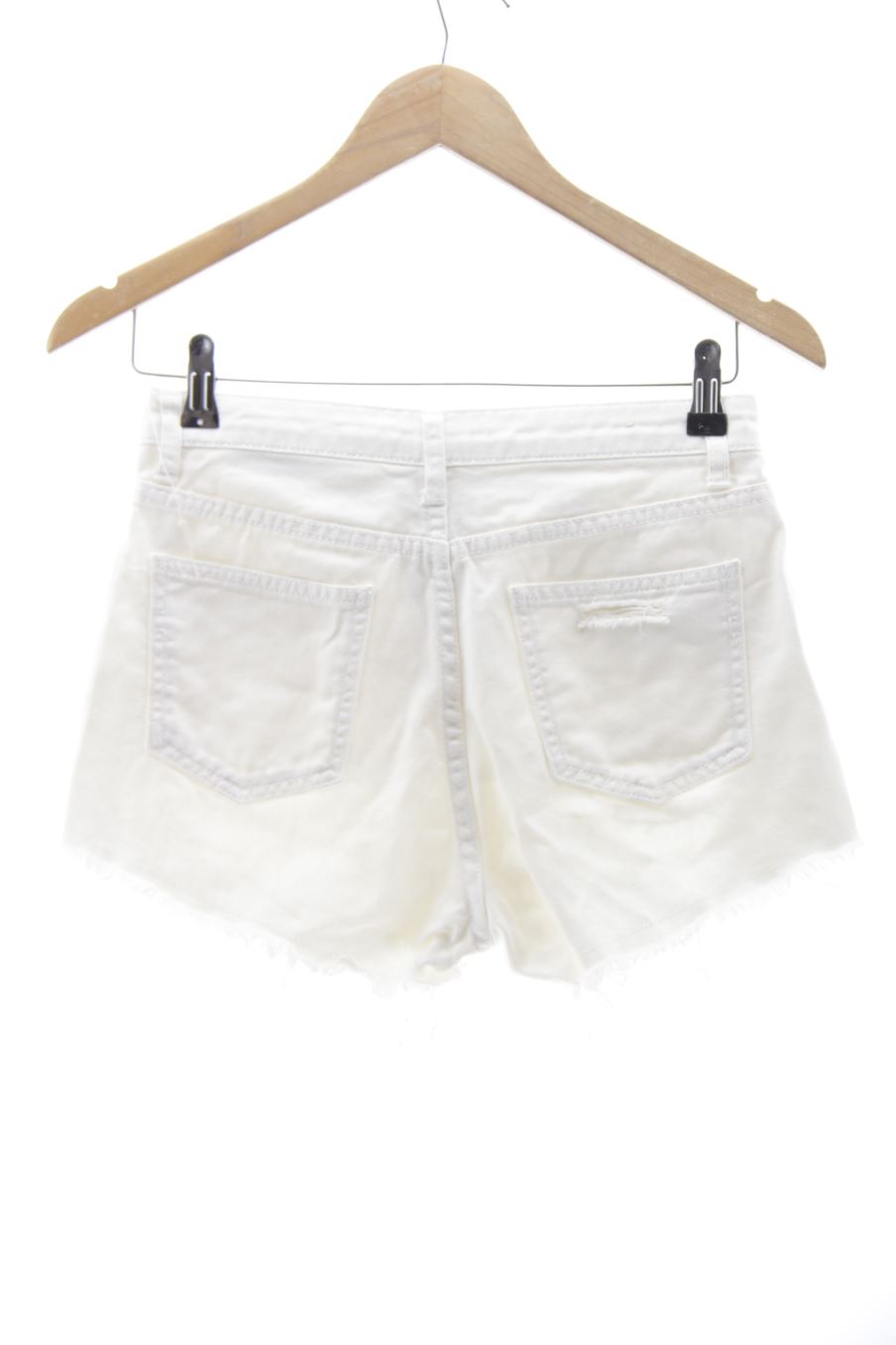 Pantalón corto de Miss bonbon de la talla S, de color blanco de ropa vaquera
