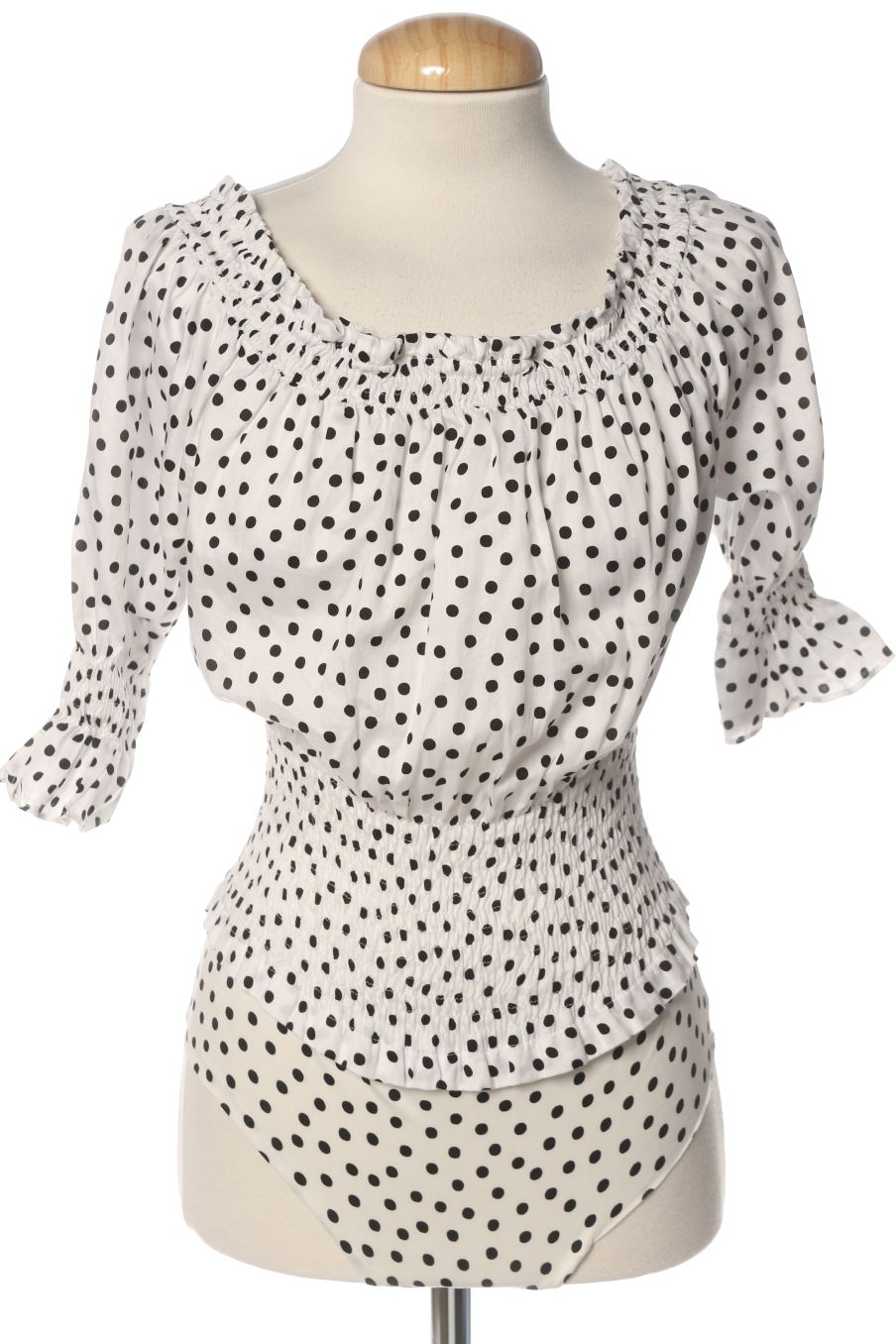 Body Zara de la taille M, de couleur blanc