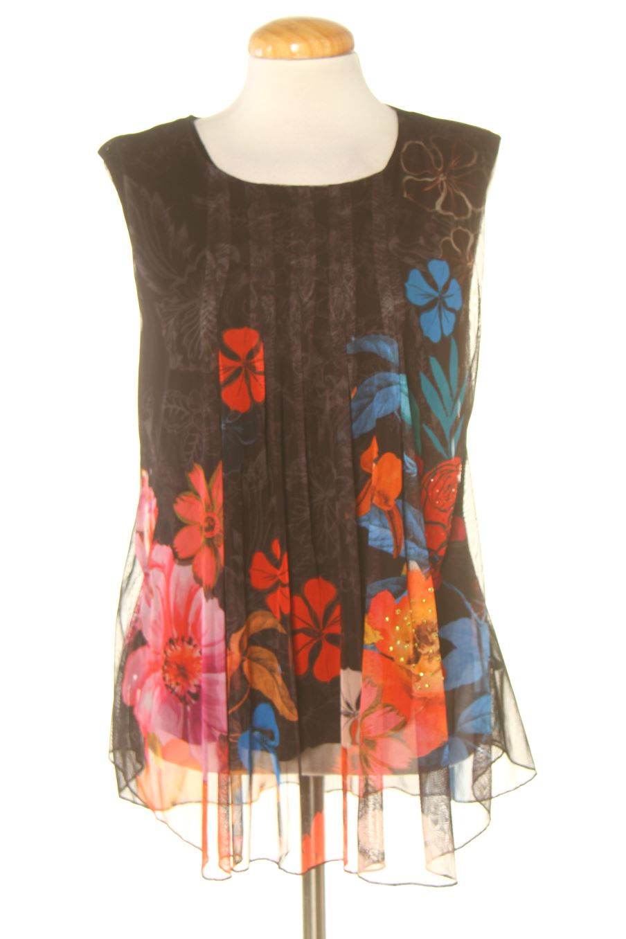 Top Desigual de la taille M, de couleur fleurs