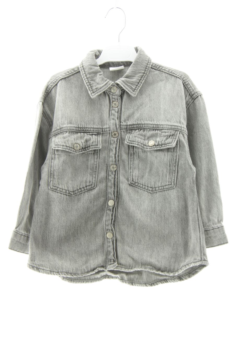 gebraucht Zara Langärmeliges Hemd Größe 116 aus Denim