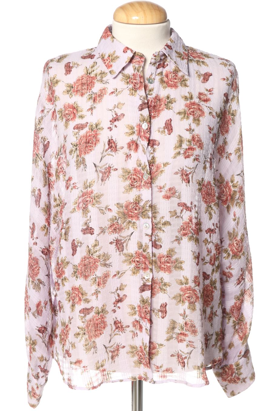 Camisa de Zara de la talla S, de color flores