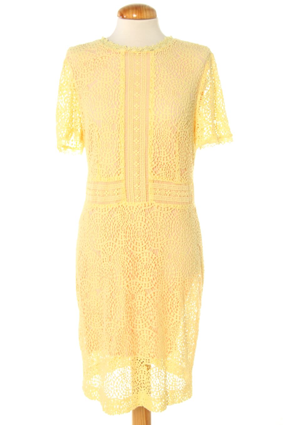 Robe casual Kookai de la taille 42, de couleur jaune