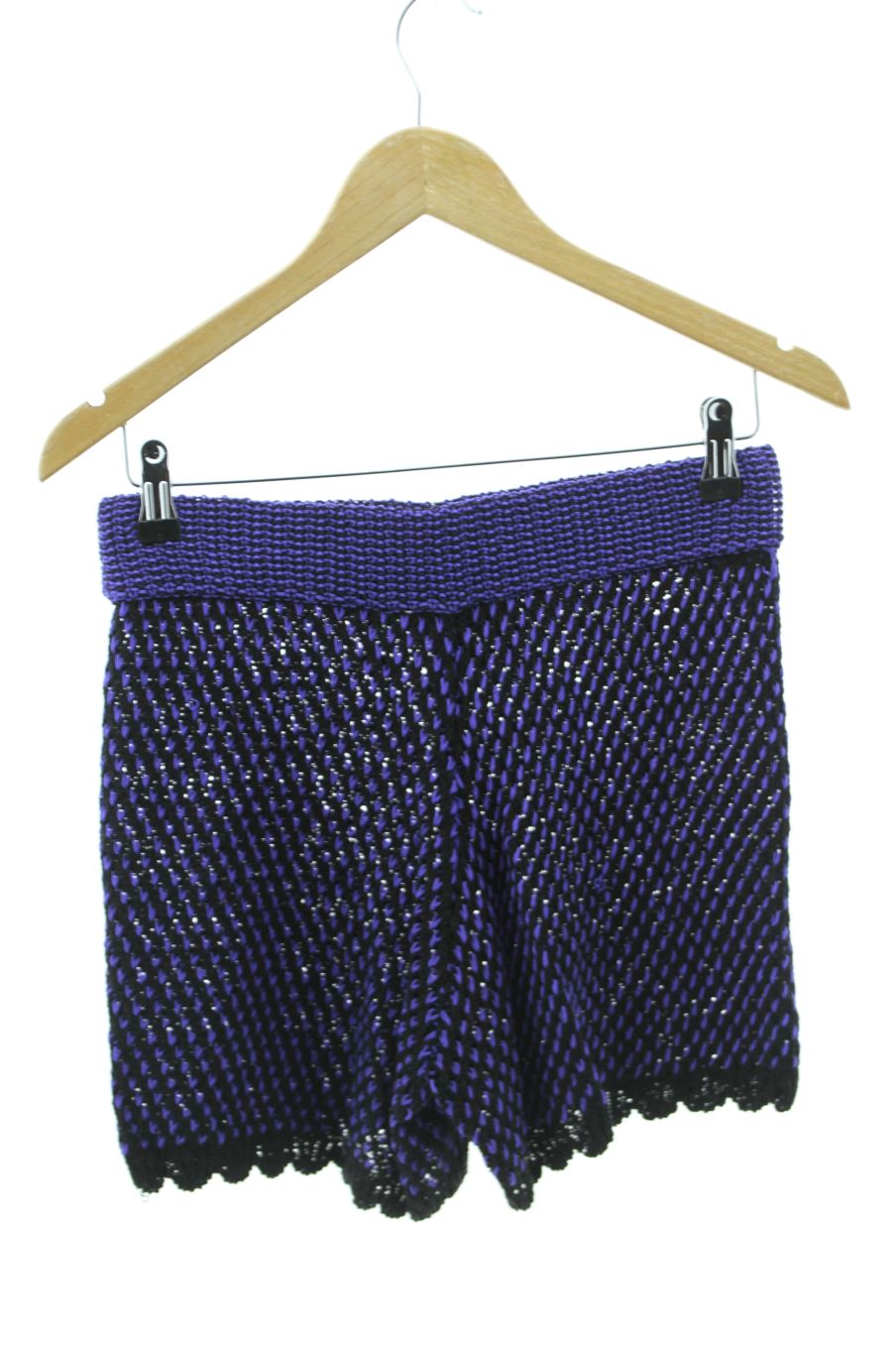 Pantalones cortos de Zara de la talla S, de color morado