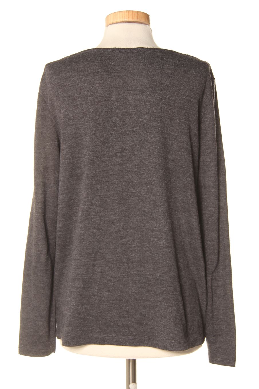 T-shirt à manches longues Promod de la taille M, de couleur gris