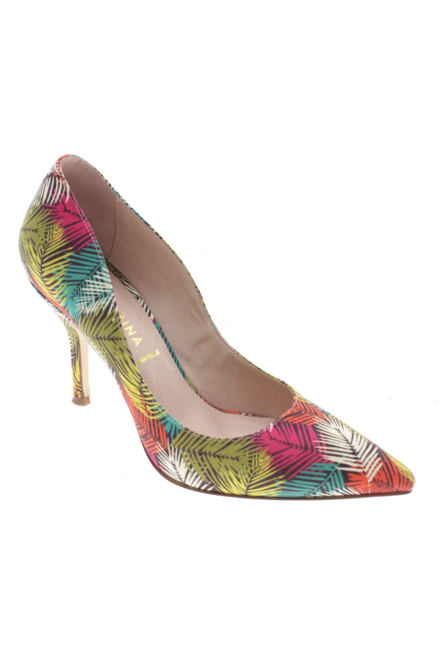 Zapatos de tacon de San Marina de la talla 39, de color estampado de