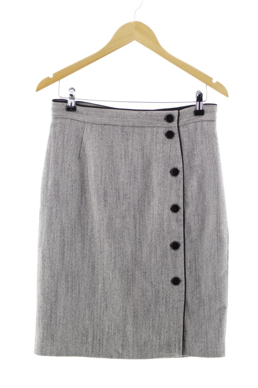 Jupe H&M de la taille 40, de couleur gris