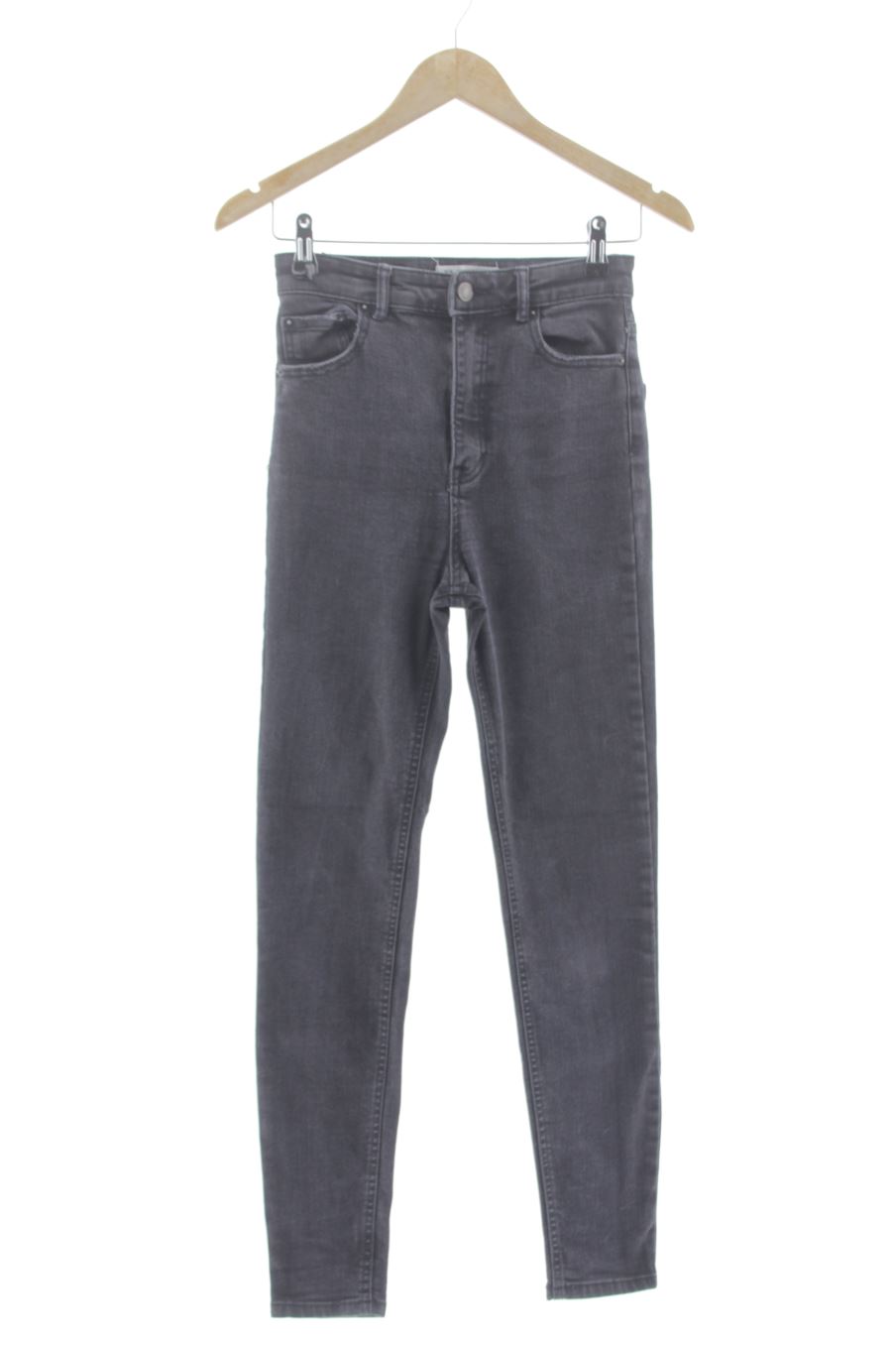 Jeans de Pull & Bear de la talla 36, de color nero