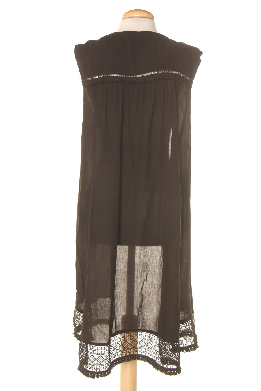 Chaleco de tela de new look de la talla 38, de color negro