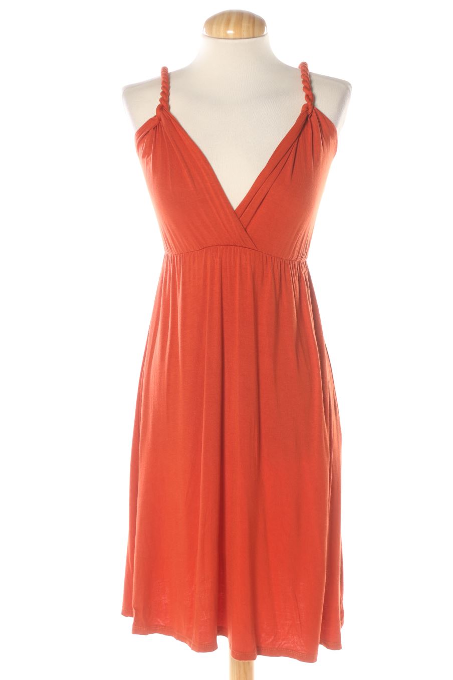 Vestido casual de natura de la talla S, de color burdeos