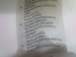 Falda de H&M de la talla 38, de color beige
