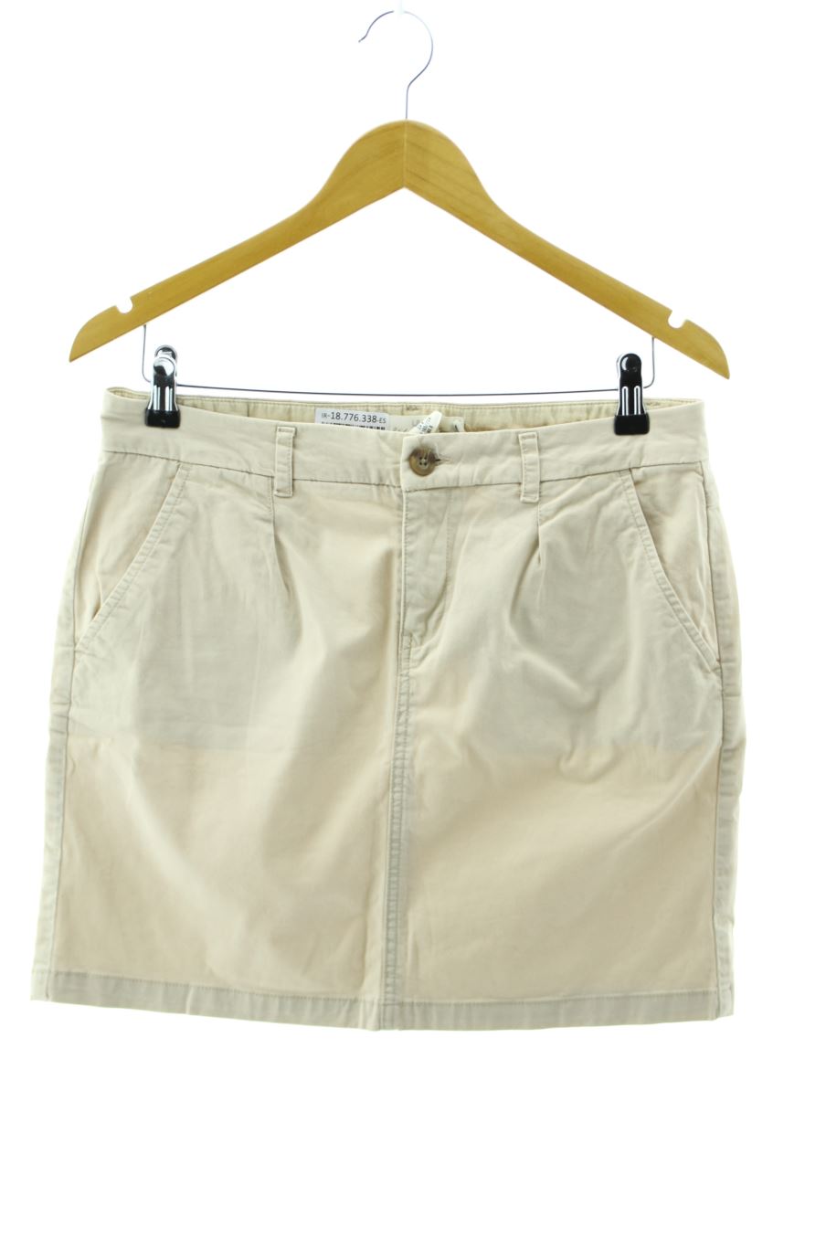 Falda de H&M de la talla 38, de color beige