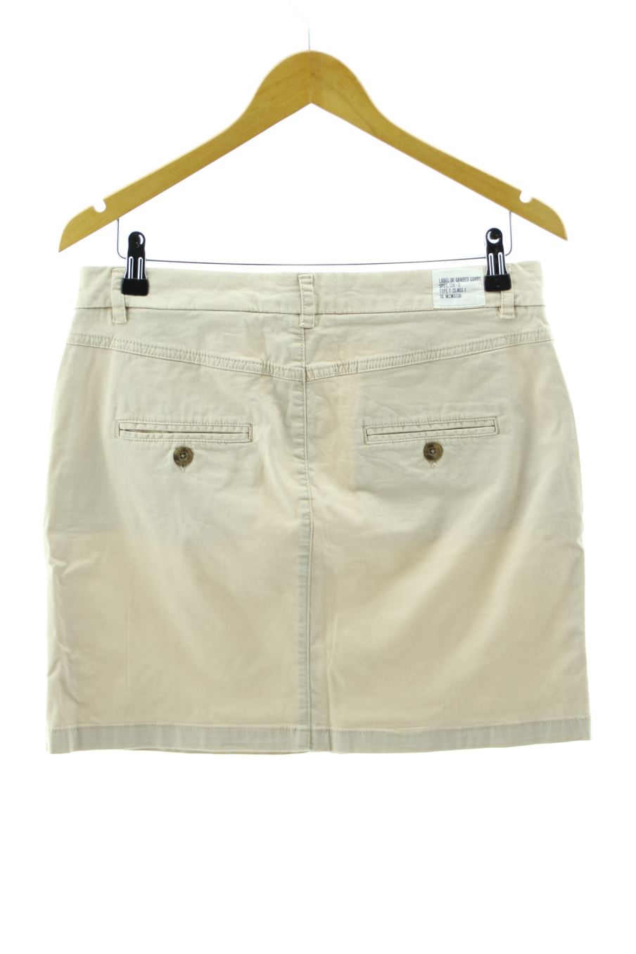 Falda de H&M de la talla 38, de color beige