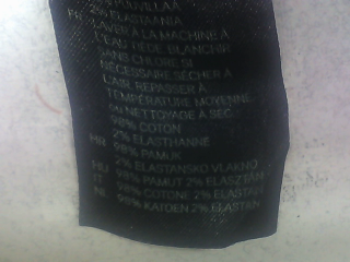 Jupe H&M de la taille 40, de couleur noir de denim