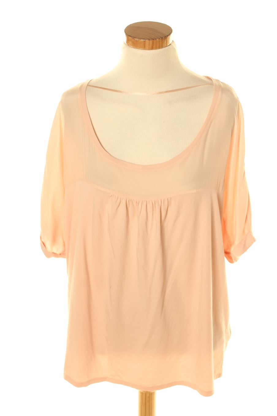 Blusa de manga corta de Somewhere de la talla M, de color rosa