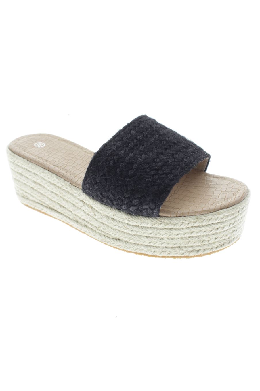 Plataformas de PERCENTIL de la talla 37, de color negro de