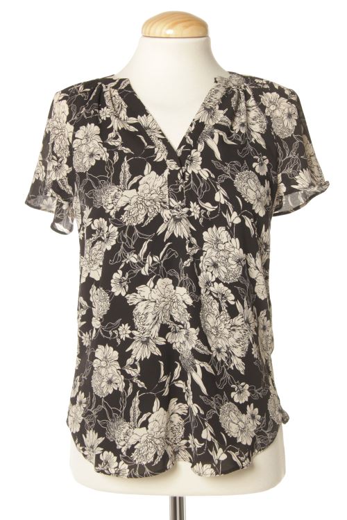Blusa a maniche corte